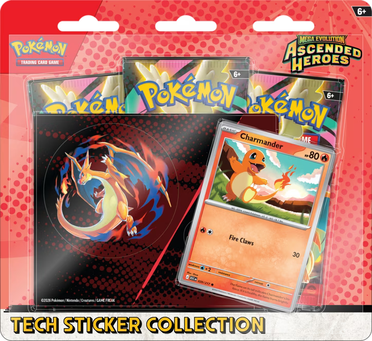 Pokémon: Ascended Heroes Tech Sticker Collection