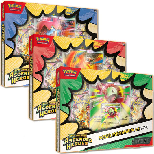Pokèmon: Mega Evolutions Ascended Heroes EX Box